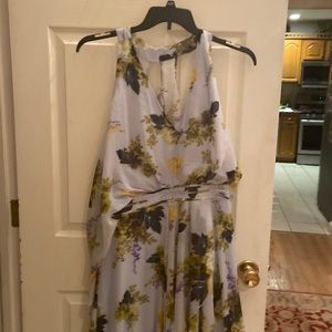 ASOS long maxi dress with opening in the middle never worn size 14 tall